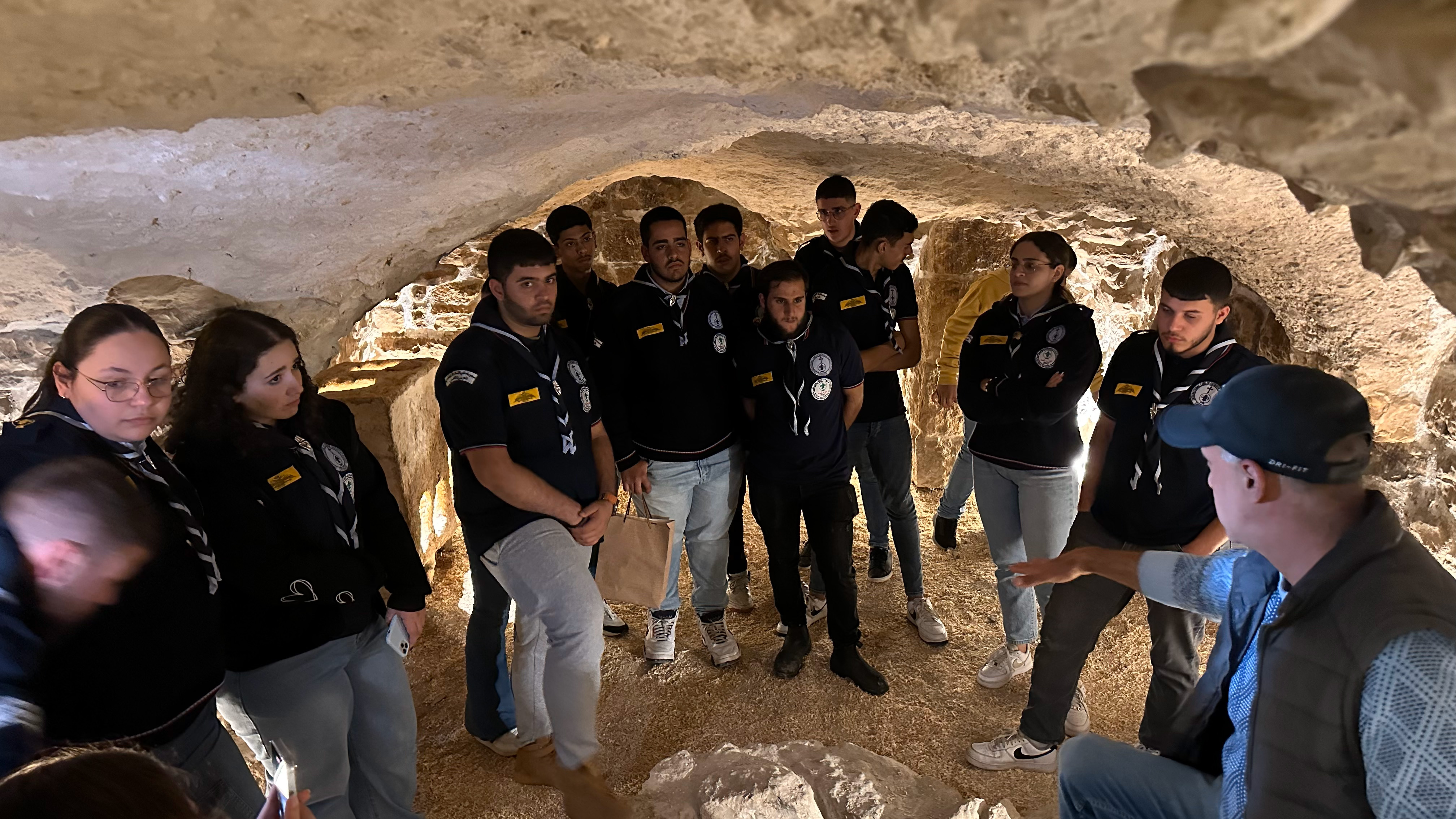 مجموعة اتحاد شبان الطيبة ومرشداتها الوطنية تستضيف كشافة نادي الاتحاد الأرثوذكسي العربي