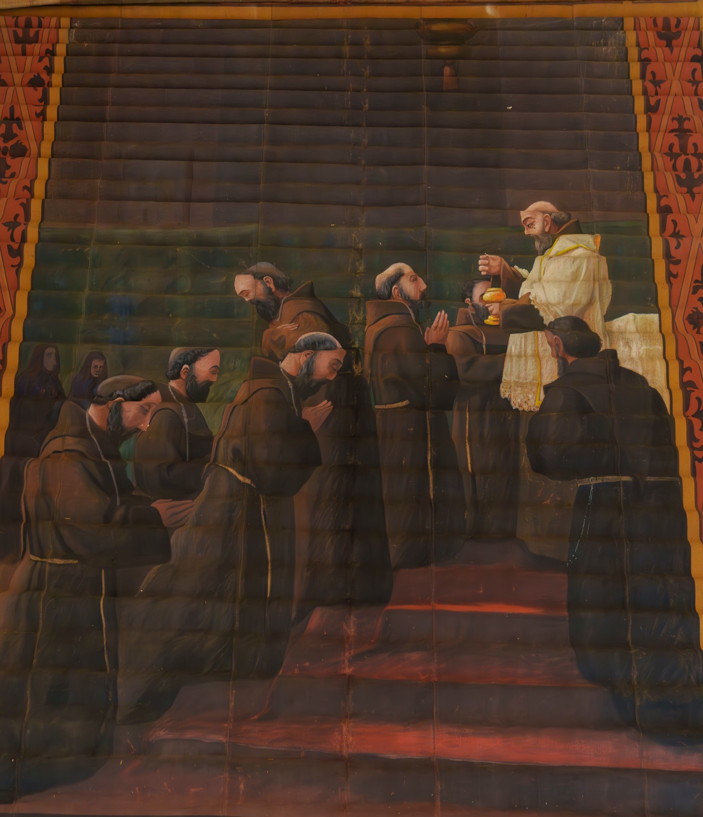 عرض لوحات شهداء دمشق في كوريا حراسة الأرض المقدسة