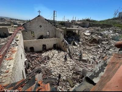 L'Œuvre d'Orient dénonce la destruction d'un couvent à Yaroun Sud Liban