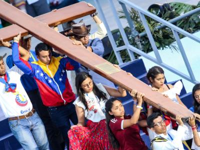 (الصليب الحاج) خلال الأيام العالمية للشبيبة في باناما 2019