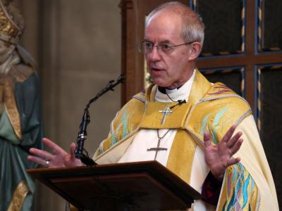 رئيس أساقفة كانتربري في المملكة المتحدة جاستن ويلبي