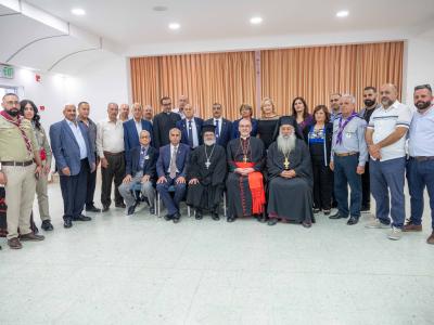 زيارة الكاردينال بيتسابالا للطيبة: تجديد الالتزام بدعم الوجود المسيحي