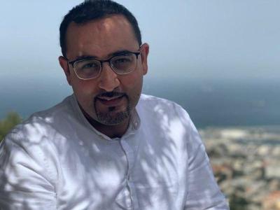 الأب بشار فواضله كاهن كنيسة المسيح الفادي للاتين في الطيبة