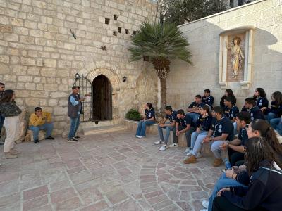 مجموعة اتحاد شبان الطيبة ومرشداتها الوطنية تستضيف كشافة نادي الاتحاد الأرثوذكسي العربي