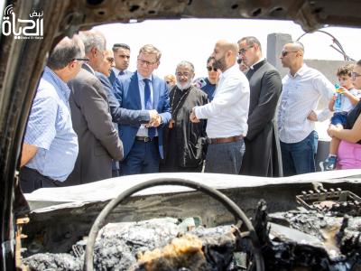 وزير الخارجية الألماني في الطيبة