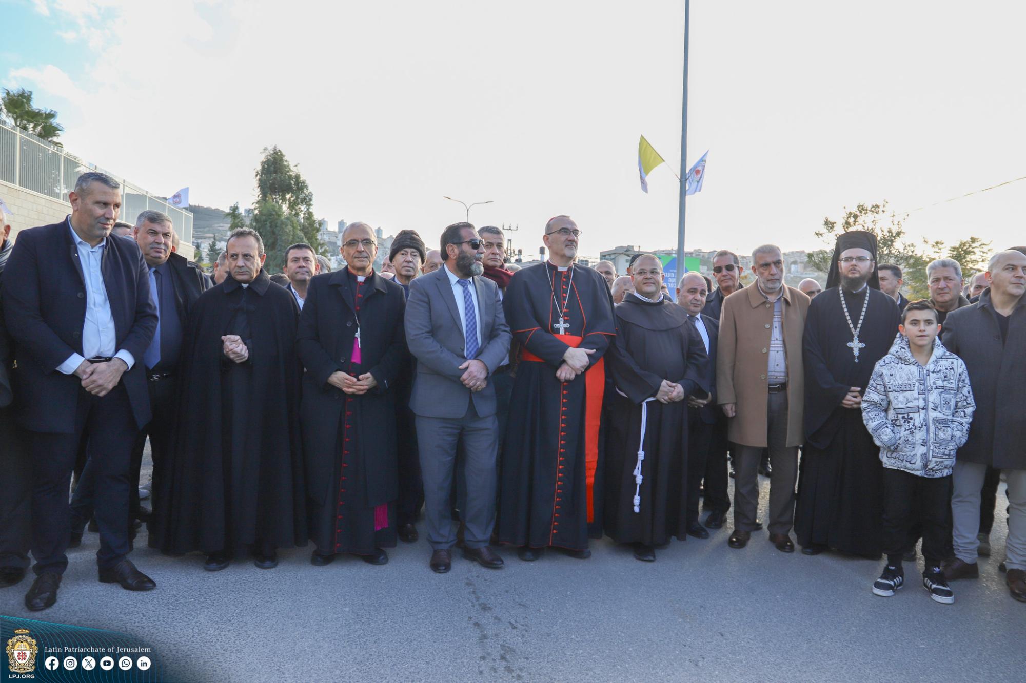 غبطة الكاردينال بيتسابالا في قانا الجليل